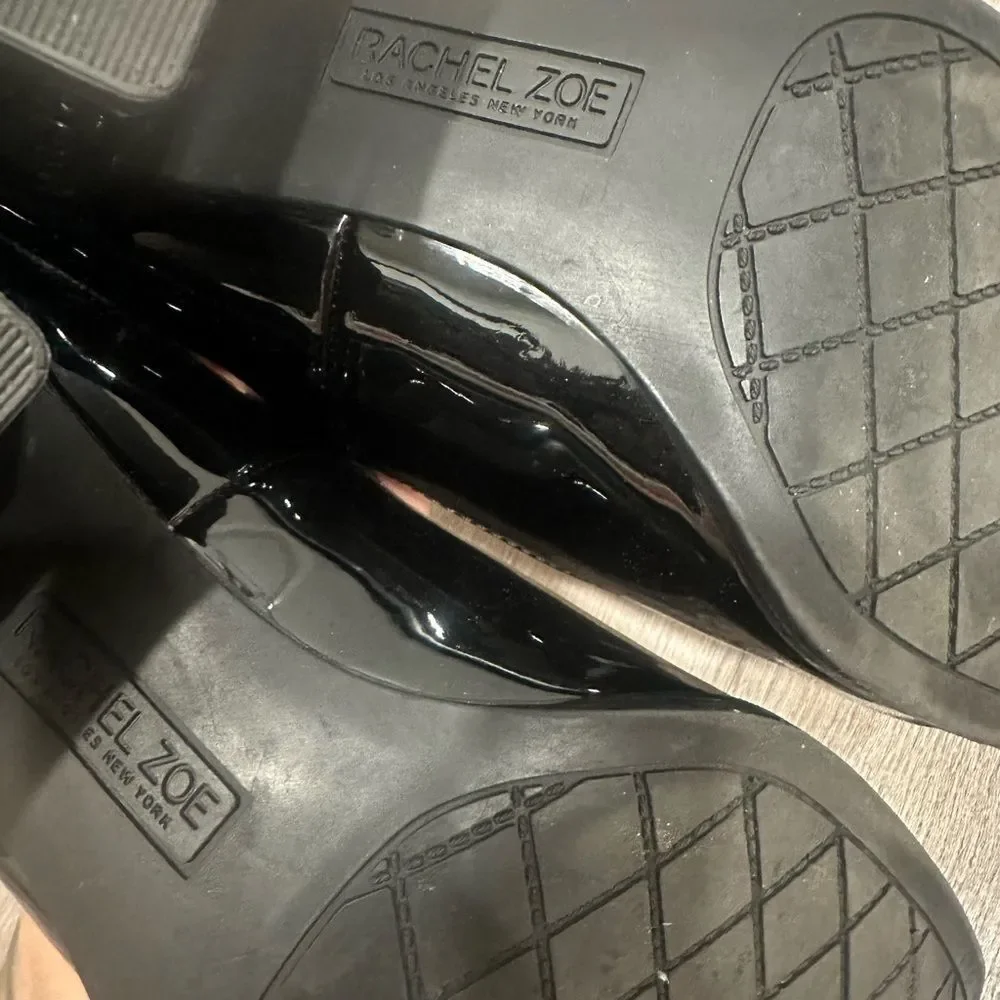 Elegant Black Patent Leather Mary Jane Shoes